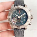 Swiss Replica Breitling Avenger Bandit Valjoux7750 Watch Military Watch strap